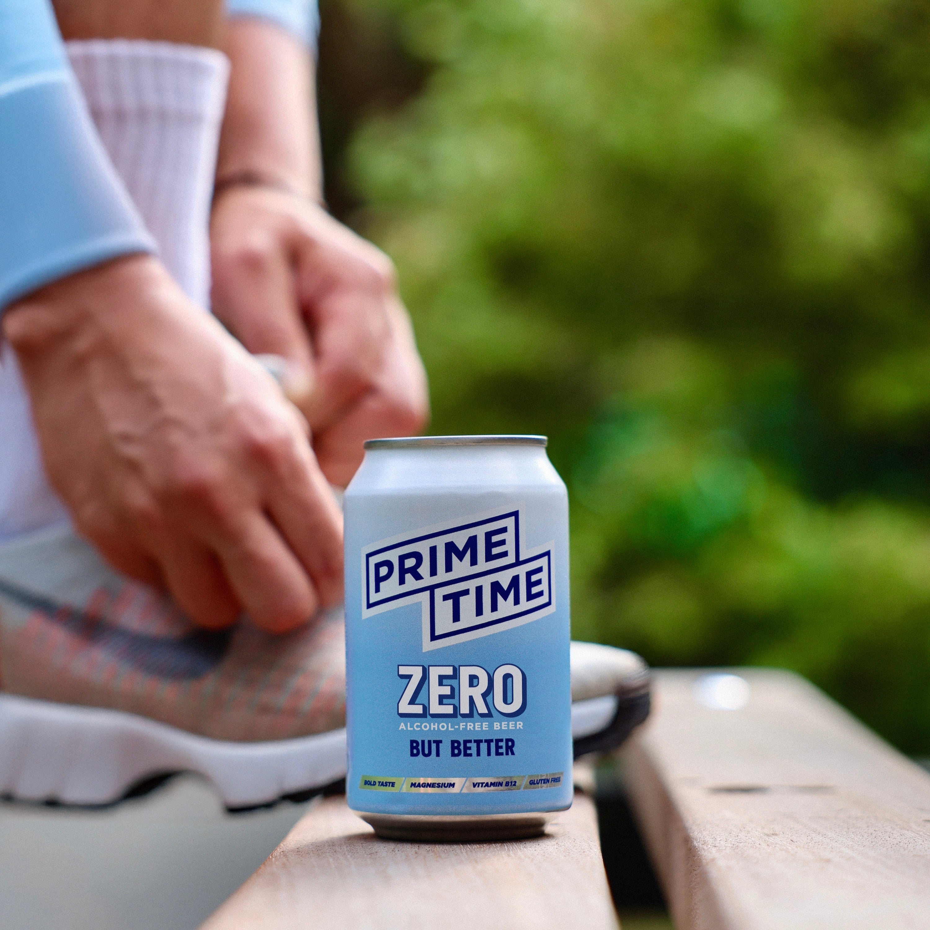 Prime Time ZERO Alcohol-Free Lager